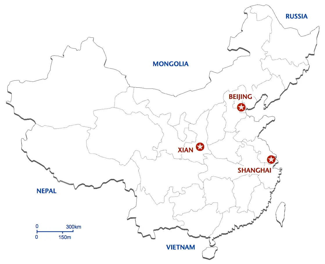 PG-01 Taste of China route map