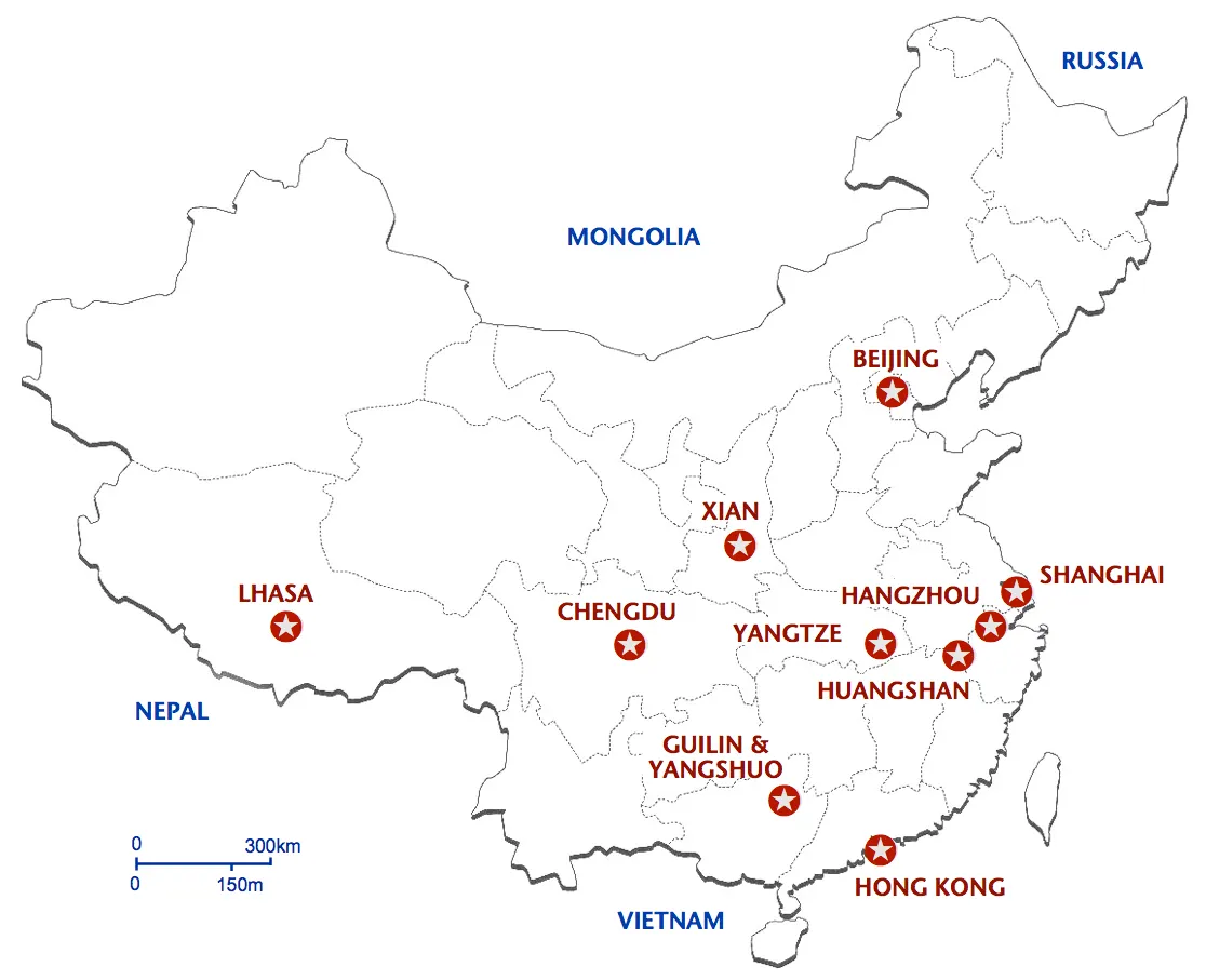 PG-12 China Top Ten route map