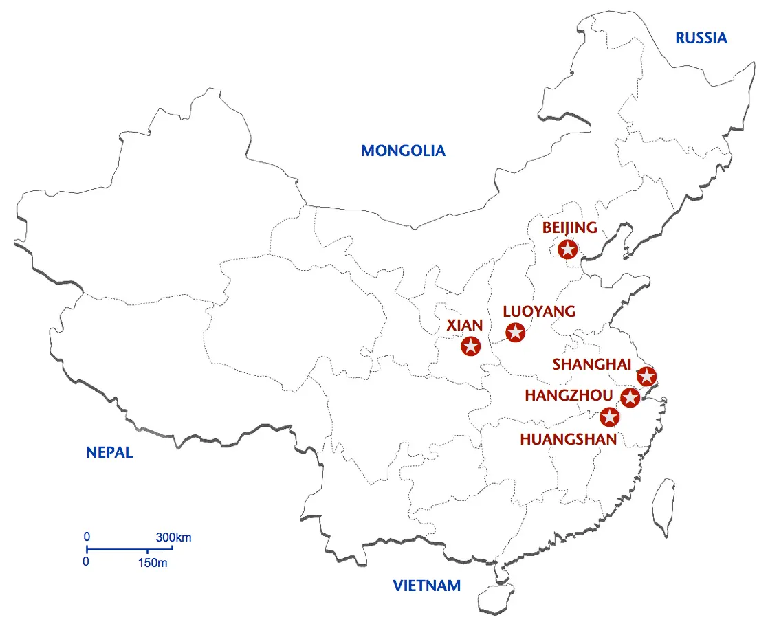PG-15 Martial Arts & Mountains route map